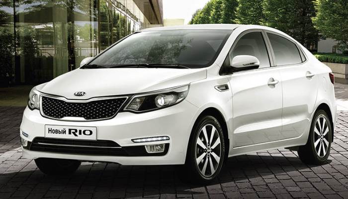 ����� �������������� ����� �������� ���� � ��������� � ������� KIA Rio