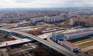 На Юге столицы завершается строительство моста через Москву-реку
