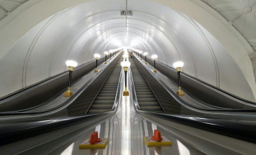 На станции метро «Нагатинская» отремонтируют эскалатор