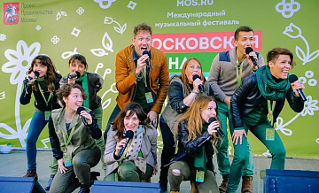На Ореховом бульваре работает площадка фестиваля «Московская весна» 