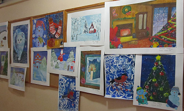В ЮАО пройдет выставка новогодних рисунков