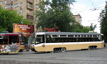 На улице Шаболовка восстановлено штатное движение трамваев